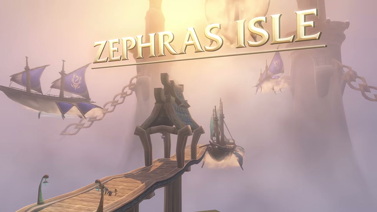 Zephras Isle as shown in the official WoW Forever gameplay reveal